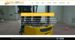 Desktop Screenshot of carrellielevatori-usati.it